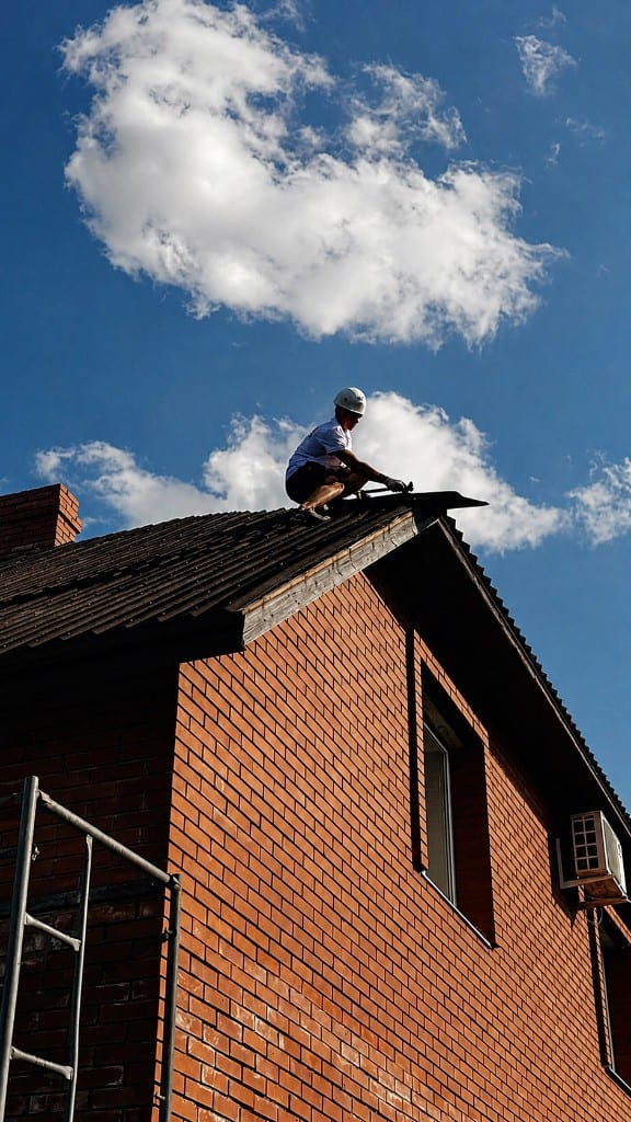 Leaks, storm damage, and worn areas detail 2